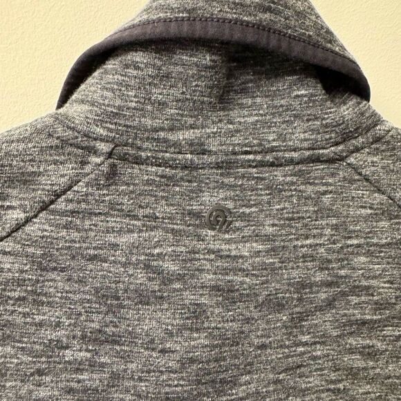 Champion Gray Bomber Jacket with High Collar and Slim Fit - Picture 9 of 10